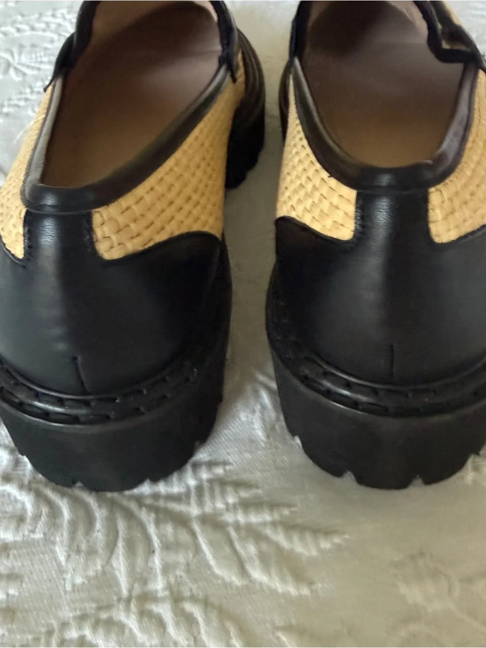 Jon Josef Rafia Penny Loafers. Eu 41 US 9.5